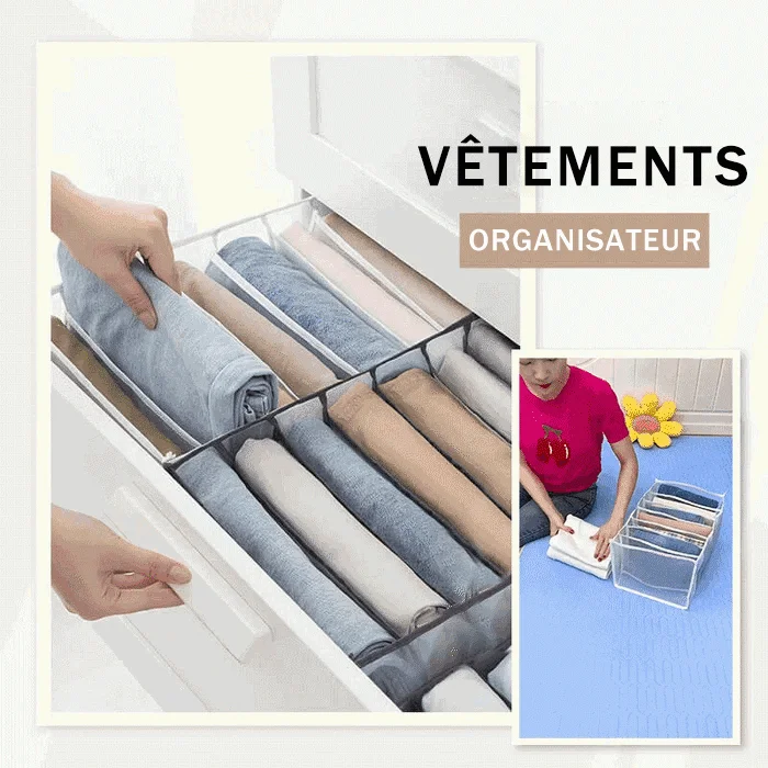 Dernier jour - 49 % de réduction💞Organisateur de vêtements de garde-robe👚