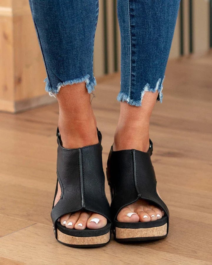 LETZTER TAG-49% RABATT💥Keilsandalen mit mittlerem Absatz(Kaufen Sie 2 gratis Versand)