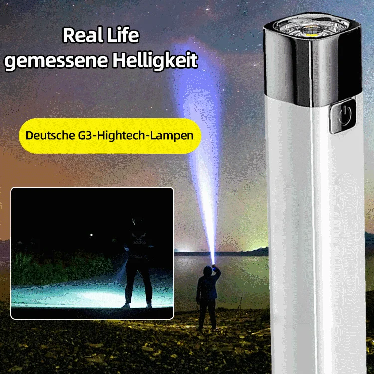 USB wiederaufladbare Taschenlampe Outdoor✨Kostenloser Versand ab 2 Stk✨