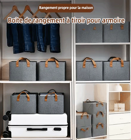 💝Vente de printemps-49% de réduction💝Boîte de rangement pliable pour placard