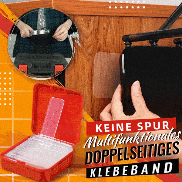 Wiederverwendbares Multifunktionales Doppelseitiges Klebeband(60 Stück)🎁Neujahr 2022 Verkauf🎁
