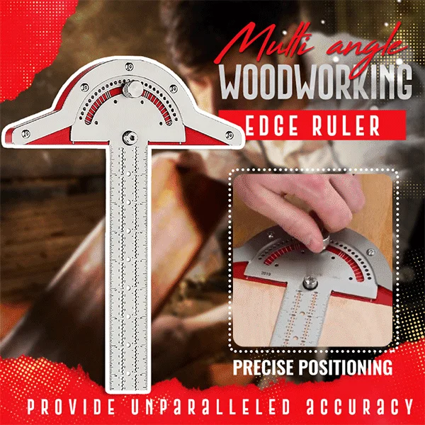 Ultra Precision Marking Ruler Square T Type Woodworking Scriber Measuring Tool