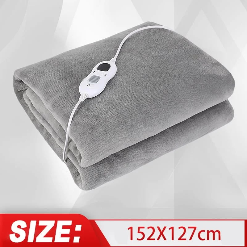 ❄️Elektrische Plüschdecke für kaltes Wetter, schnelle Erwärmung, mehrere Wärmeeinstellungen, waschmaschinenfest