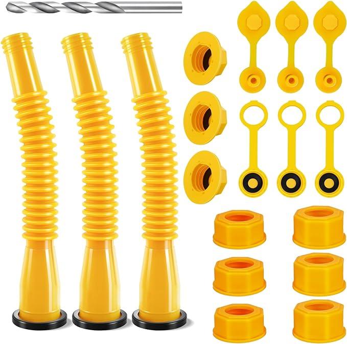🔥HOT SALE 49% OFF🔥Gas Can Spout Replacement(No Spill Gas Can Nozzle with Fuel Vent Caps)