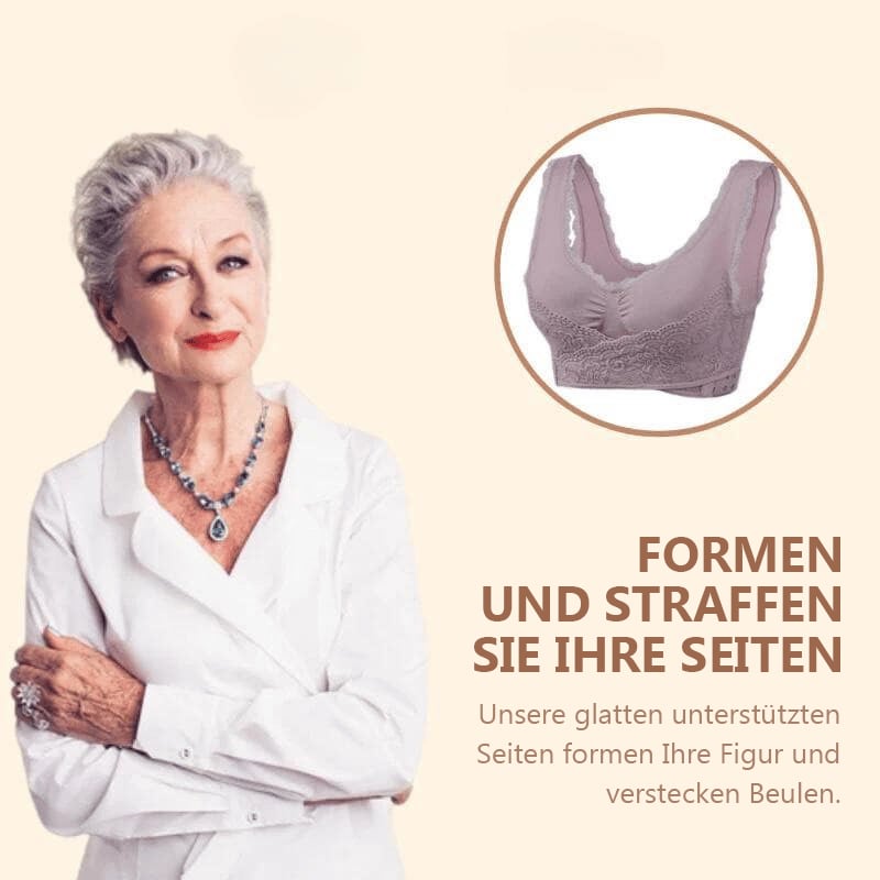 🏆Aktion am letzten Tag – 49 % Rabatt - Bequemer Corset-BH mit seitlicher Schnalle und Spitze
