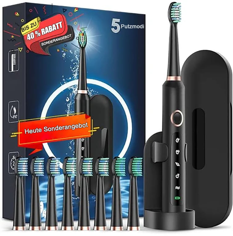 š„Heutiges Sonderangebot - 49% RABATTš„ Elektrische Zahnbürste für Erwachsene von Sonic