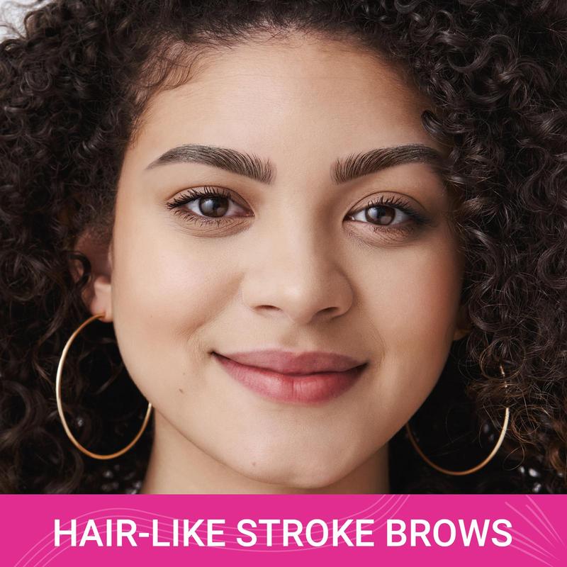 2-in-1 Waterproof Eyebrow Pen with 4 Tip Brow Pen and Ultra-Precise Brow Pencil
