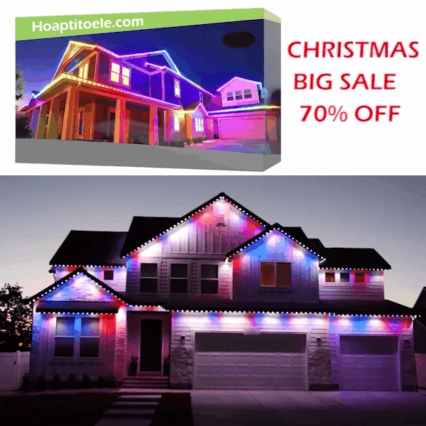 🎄CHRISTMAS BIG SALE 70% OFF - 2023 New Smart Permanent Outdoor House Lights