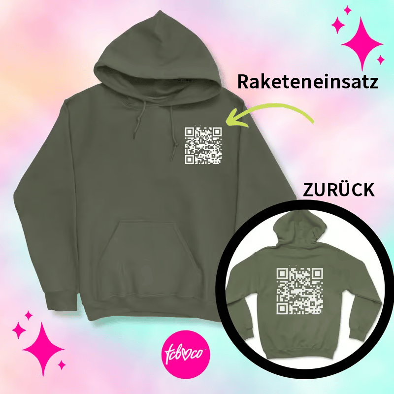 LETZTER VERKAUFSTAG 49% RABATT🏆Lustiger FU QR-Code Hoodie (Kaufe 2, erhalte kostenlosen Versand)