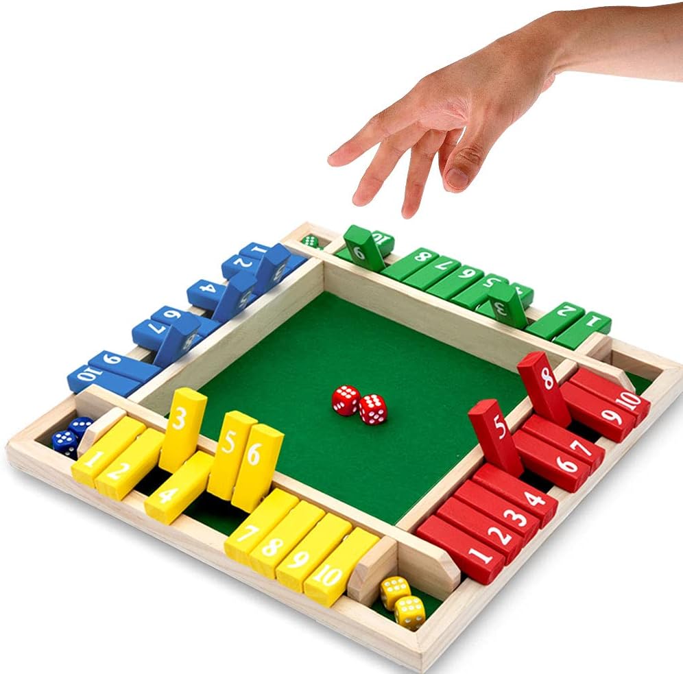 Letzter Promotionstag - 49 % Rabatt🔥FUNNY FAMILY GAMES-Shut The Box Board Game🎲