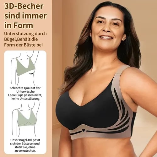 🔥Letzter Tag: Kaufe 1 und erhalte 3 Packungen🎁Super-Gather-BH | Drahtloser Push-up-BH👍Keine hängenden Brüste mehr