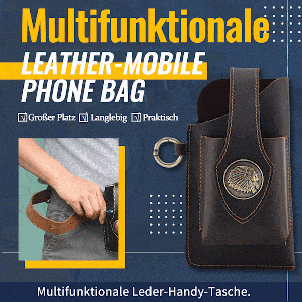 (Kaufen Sie 2 versandkostenfrei) Multifunktionale Handytasche aus Leder