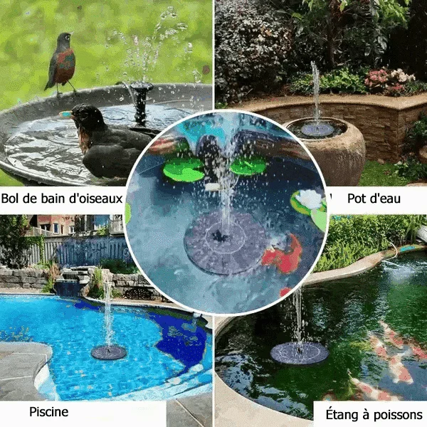 🔥Spécial dernier jour – 49% de réduction🔥Fontaine solaire dans la cour intérieure