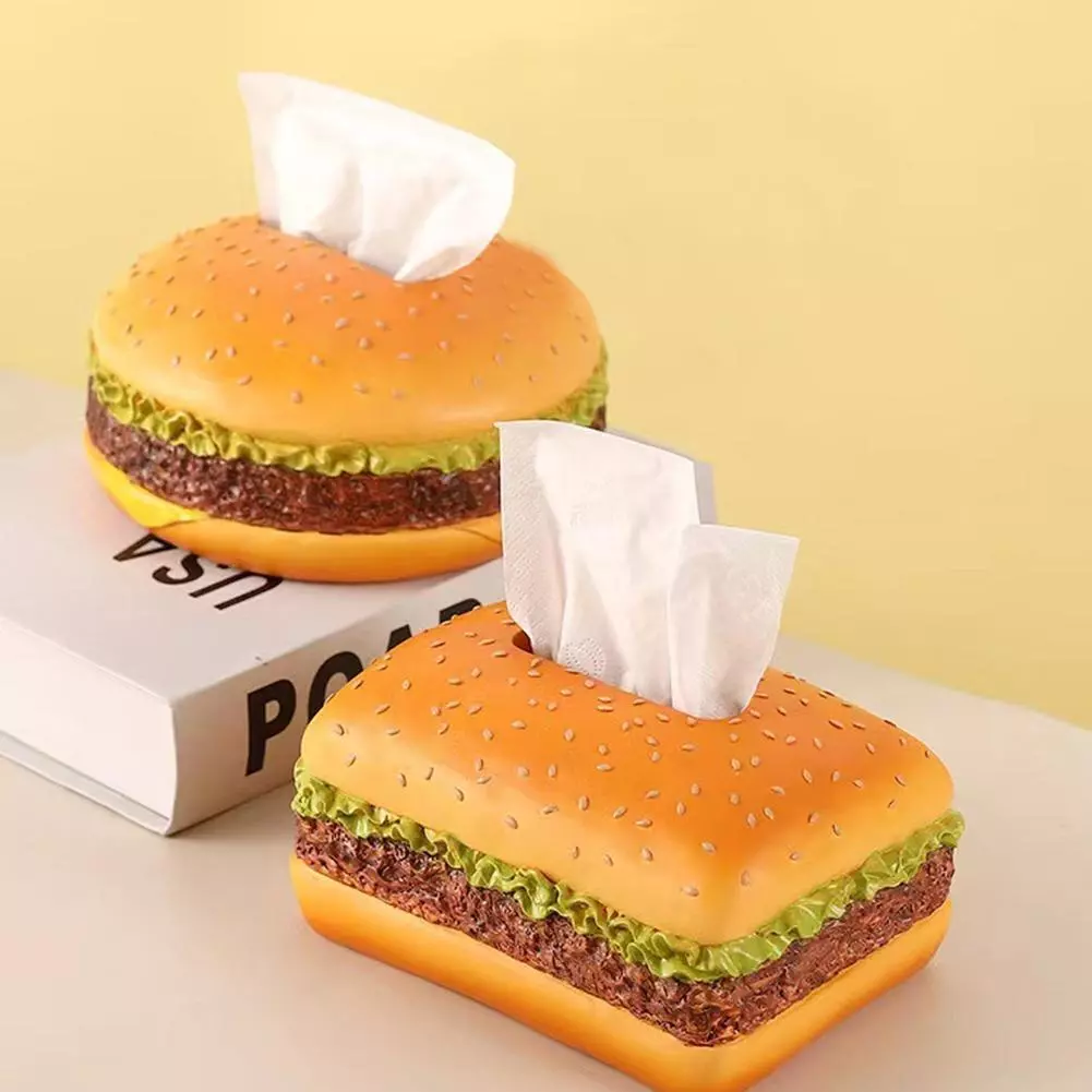 🔥Last Day Promotion - 49%OFF🔥Funny Hamburger Tissue Box (BUY 2 FREE SHIPPING)
