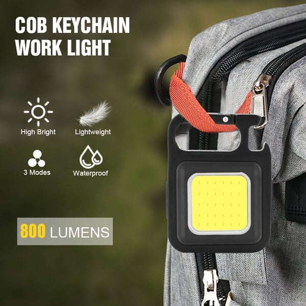 (🎁2024 New Year Hot Sale🎁- 49% OFF) Multifunctional Keychain Rechargeable Light