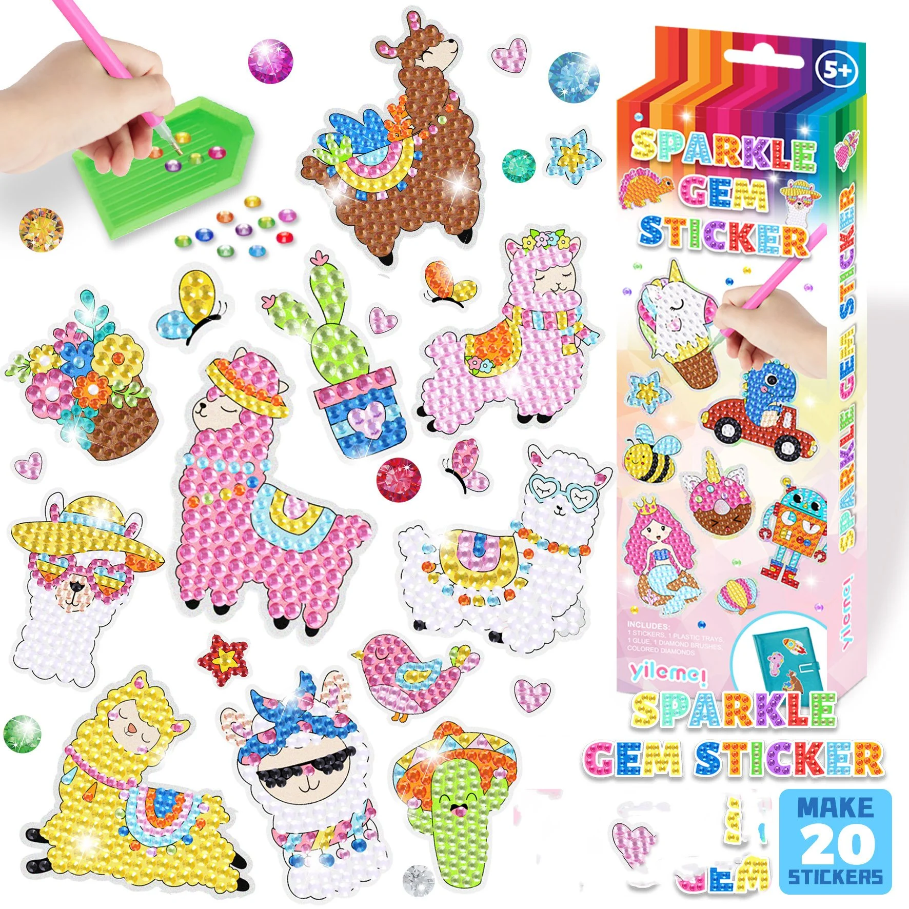 (🌞Hot Summer Sale💥40% OFF)DIY children's free stick cartoon diamond painting