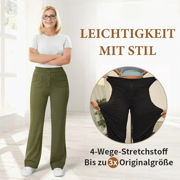 🔥Letzter Tag 49% Rabatt🔥Lässige Stretch-Hose mit hoher Taille für Frauen(Kostenloser Versand)
