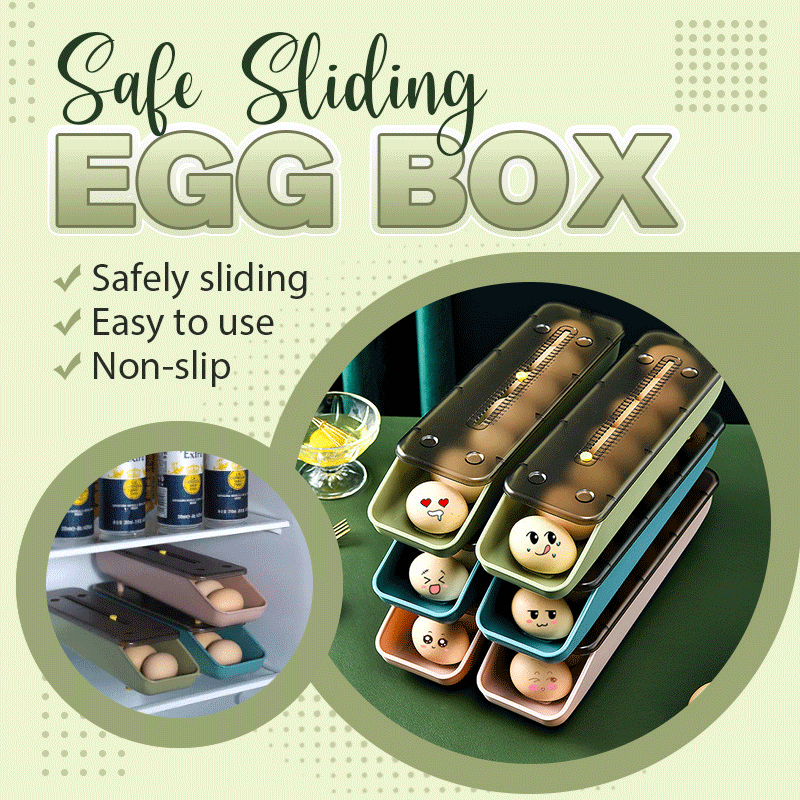 (🔥HOT SALE - 49% OFF) Safe Sliding Egg Box, Buy 3 Get Extra 10% OFF & Free Shipping