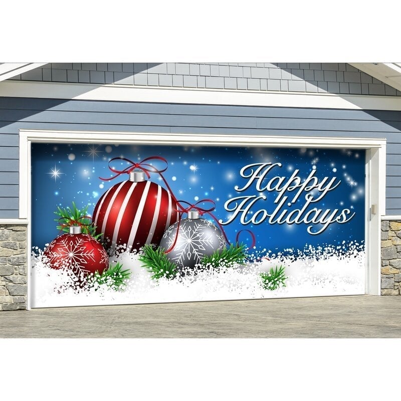 🎁EARLY CHRISTMAS SALE-48% OFF🎅Santa's Merry Christmas Garage Door Mural Ornament