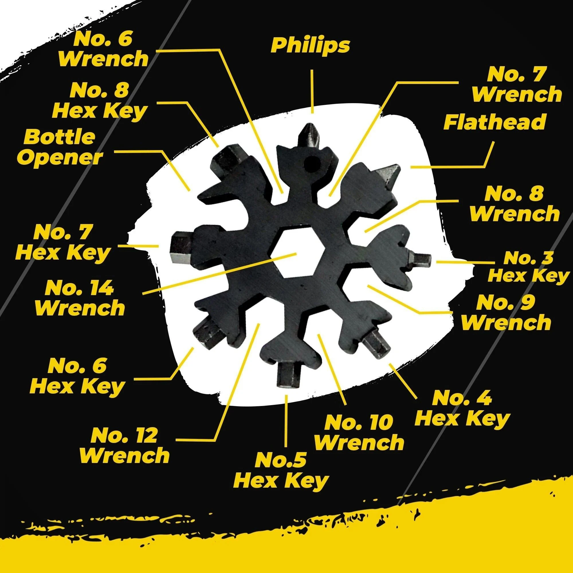 (🎄CHRISTMAS EARLY SALE-48% OFF)18-in-1 Snowflake Multi-tool-BUY 4 GET FREE SHIPPING TODAY!