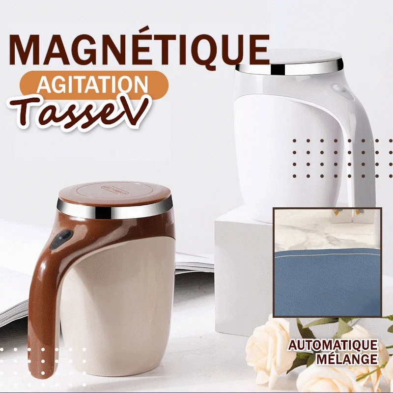 🔥Achetez-en 2, 10% de réduction🔥Tasse à café à agitation automatique magnétique