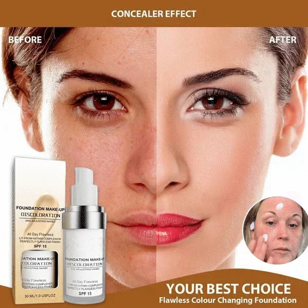 šLast Day - Buy 1 Get 1 FreešColour Changing Mature Skin Foundation