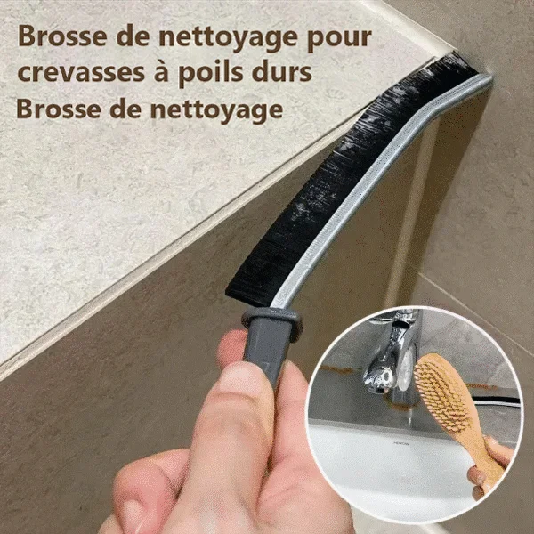 🔥Achetez-en 2, obtenez-en 2 gratuitement - 🏠Brosse de nettoyage des fissures à poils durs🧼