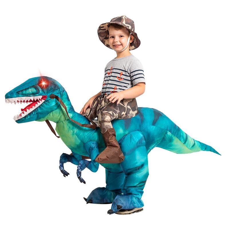Inflatable Costume for Adults and Children, Halloween Costumes Men Women Dinosaur Rider