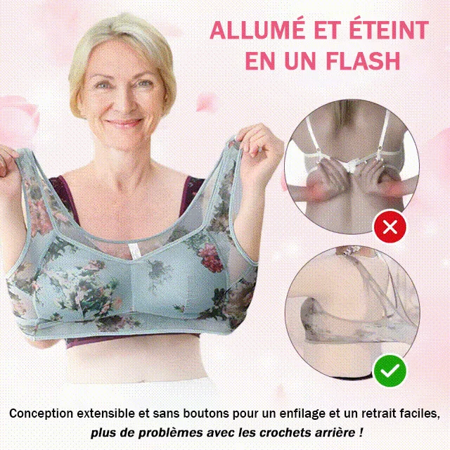 🔥Dernier jour Achetez-en 2, obtenez 1 pack🔥Soutien-gorge en dentelle confortable sans boutons