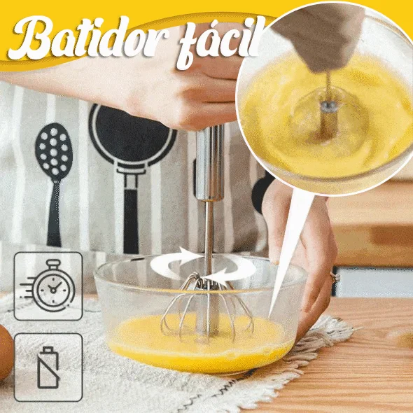 🔥Promoción de último día: 49%OFF: Batidor semiautomático de acero inoxidable
