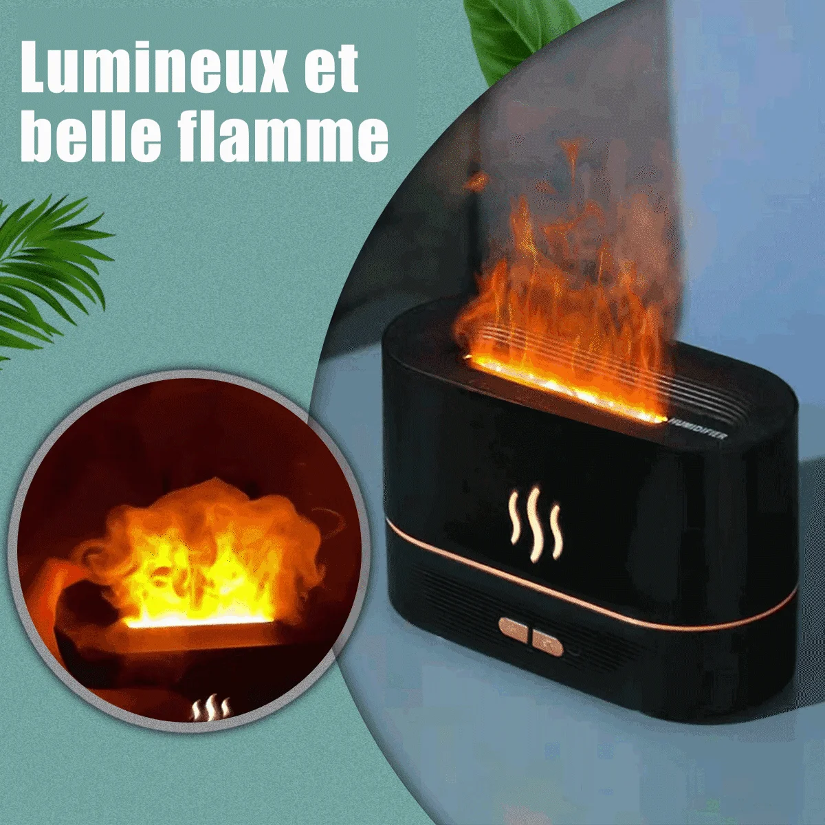 🔥Offres chaudes - 49% DE RÉDUCTION💧Humidificateur à ultrasons effet feu💤