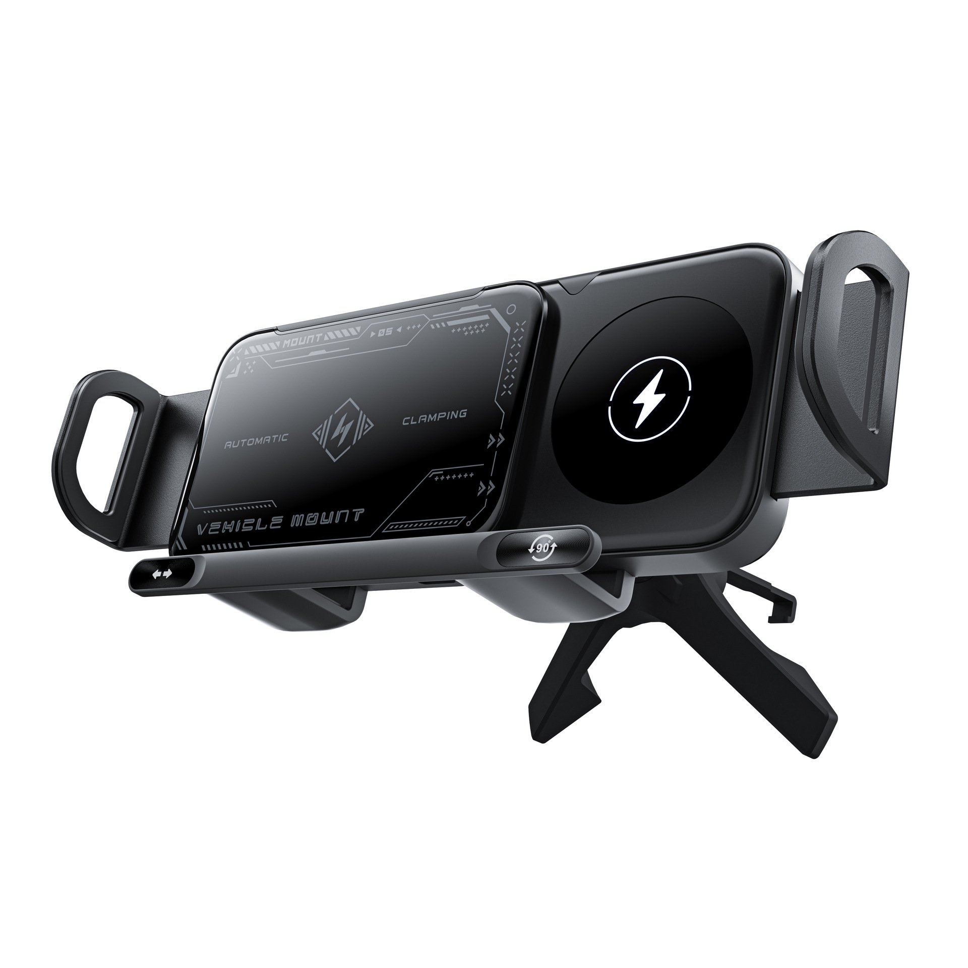 📱🚗Car mobile phone holder, electric induction wireless fast charging holder