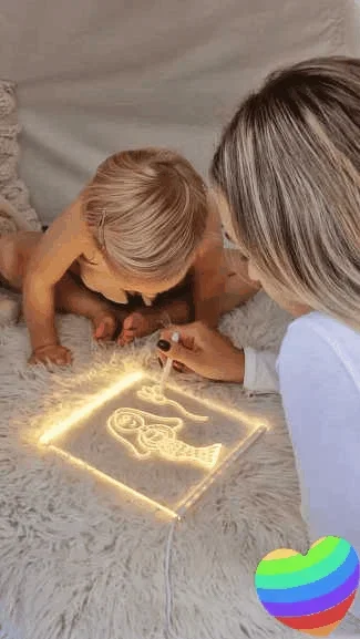 🔥Dernier jour 49% de réduction🔥Tableau à messages LED en acrylique créatif et réinscriptible(7 stylos gratuits)