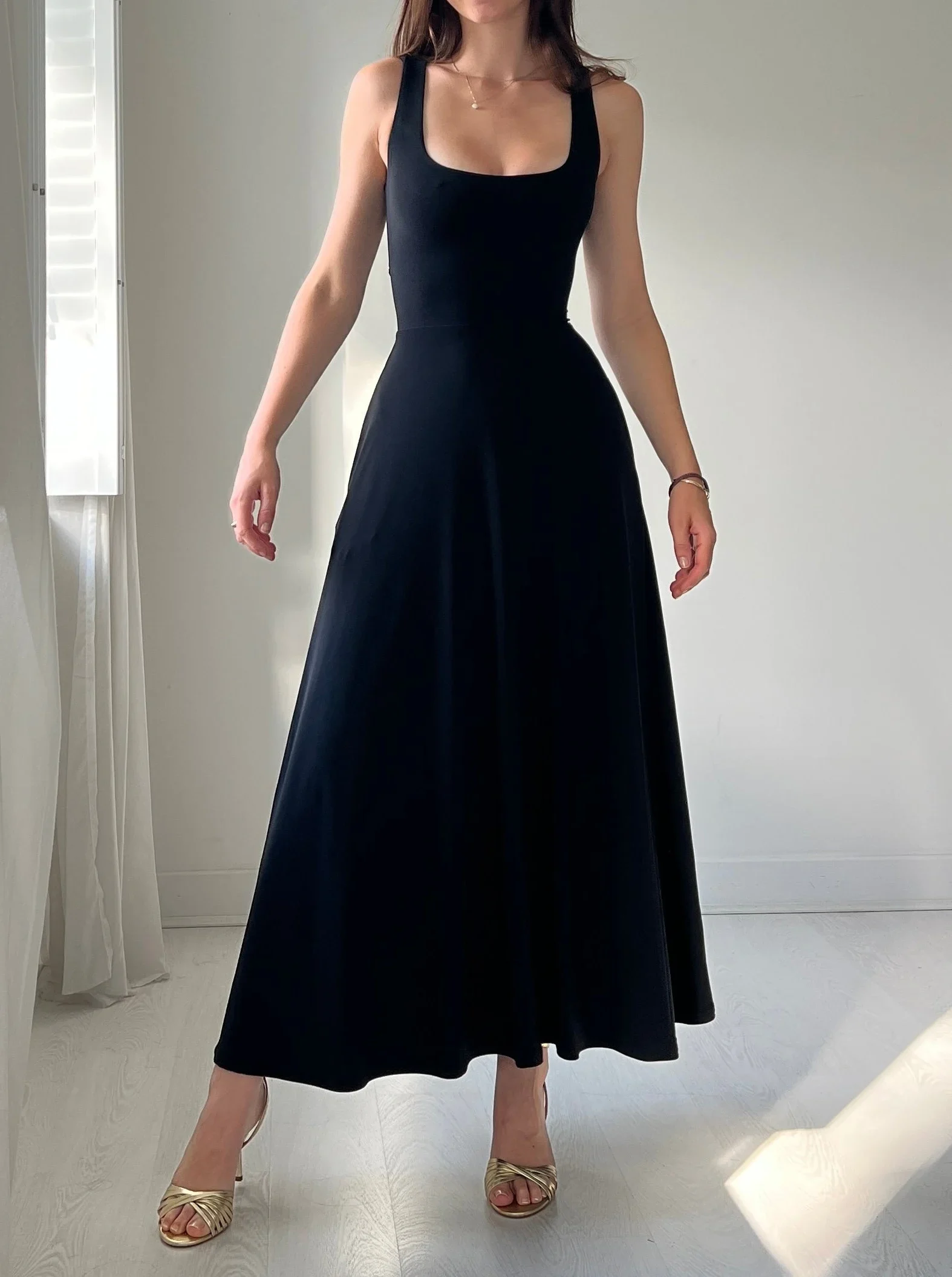 🔥PLUS GRANDE VENTE – 49% DE RÉDUCTION🔥Robe midi réversible en polyester