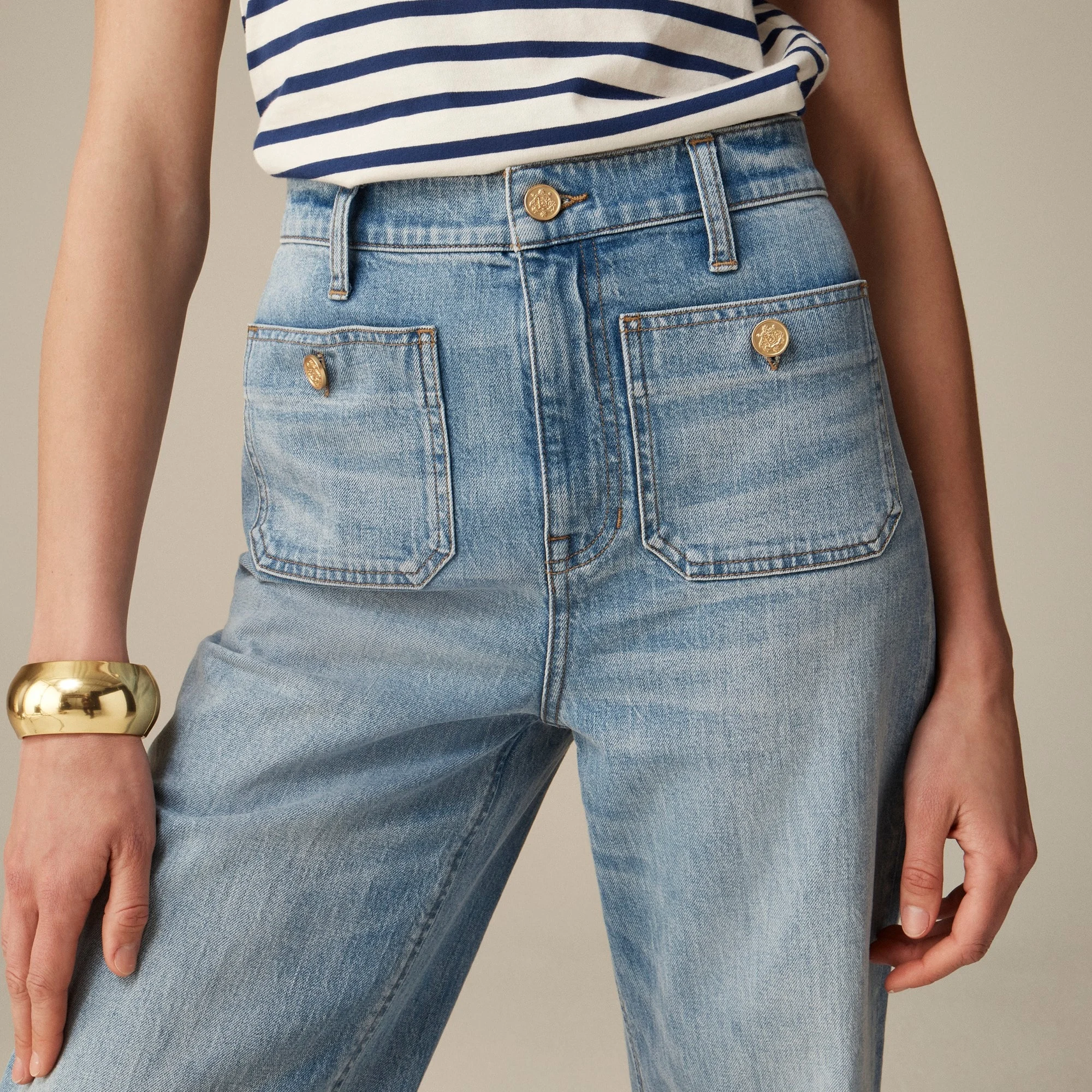 🔥Promotion du dernier jour 49 % de réduction - 👖Pantalon large marin à contrôle du ventre