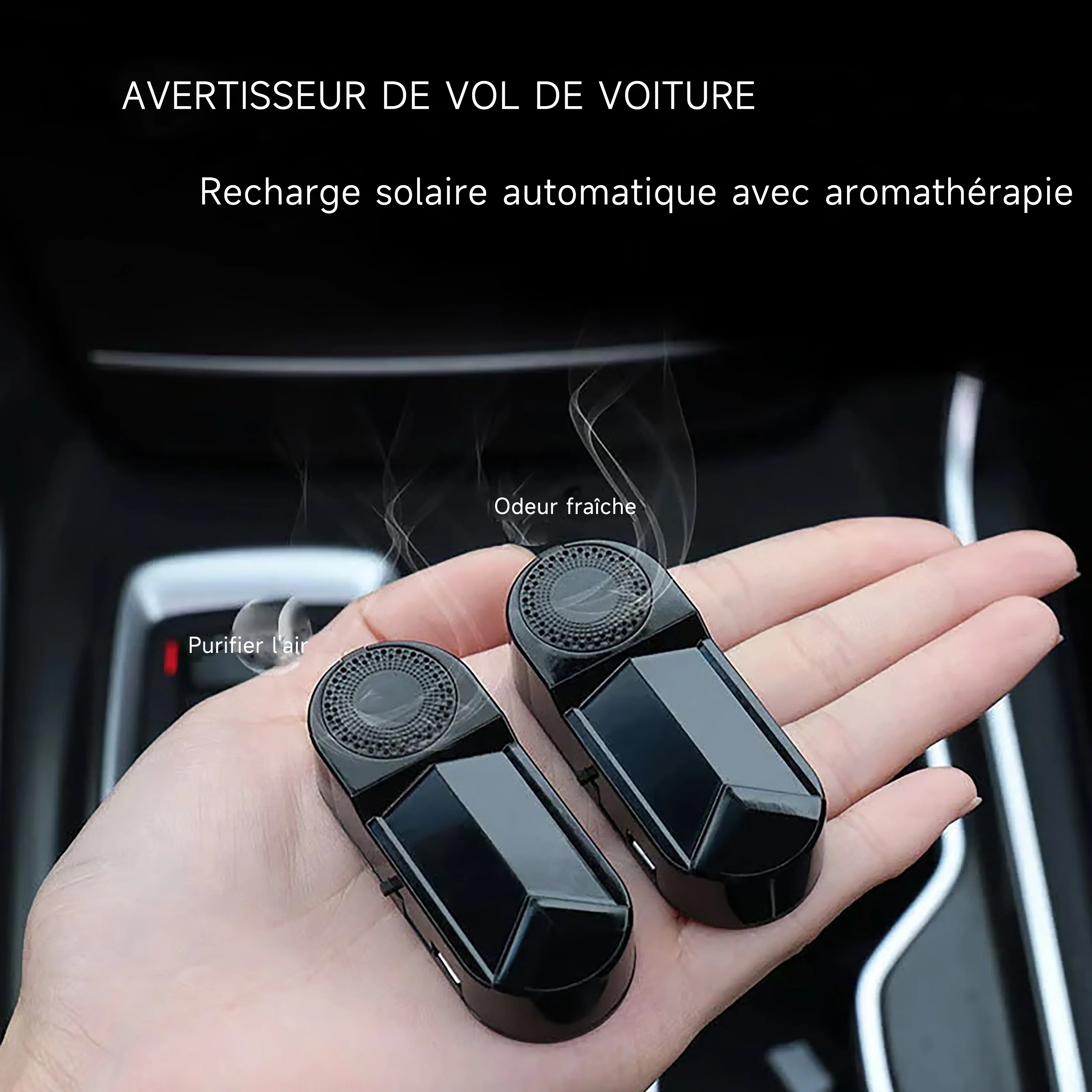 🏆Dernier jour 49% de réduction🔥-⚡Dispositif antivol à énergie solaire pour voitures
