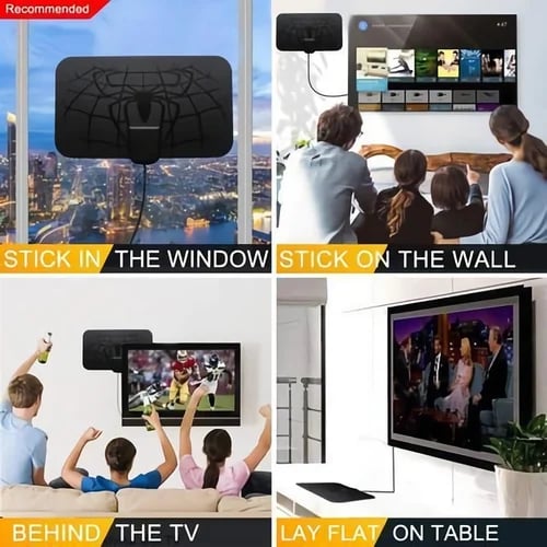 🔥Save 49% OFF - Spider Pattern New HDTV Cable Antenna 4K (5G chip, 🌎 can be used worldwide)