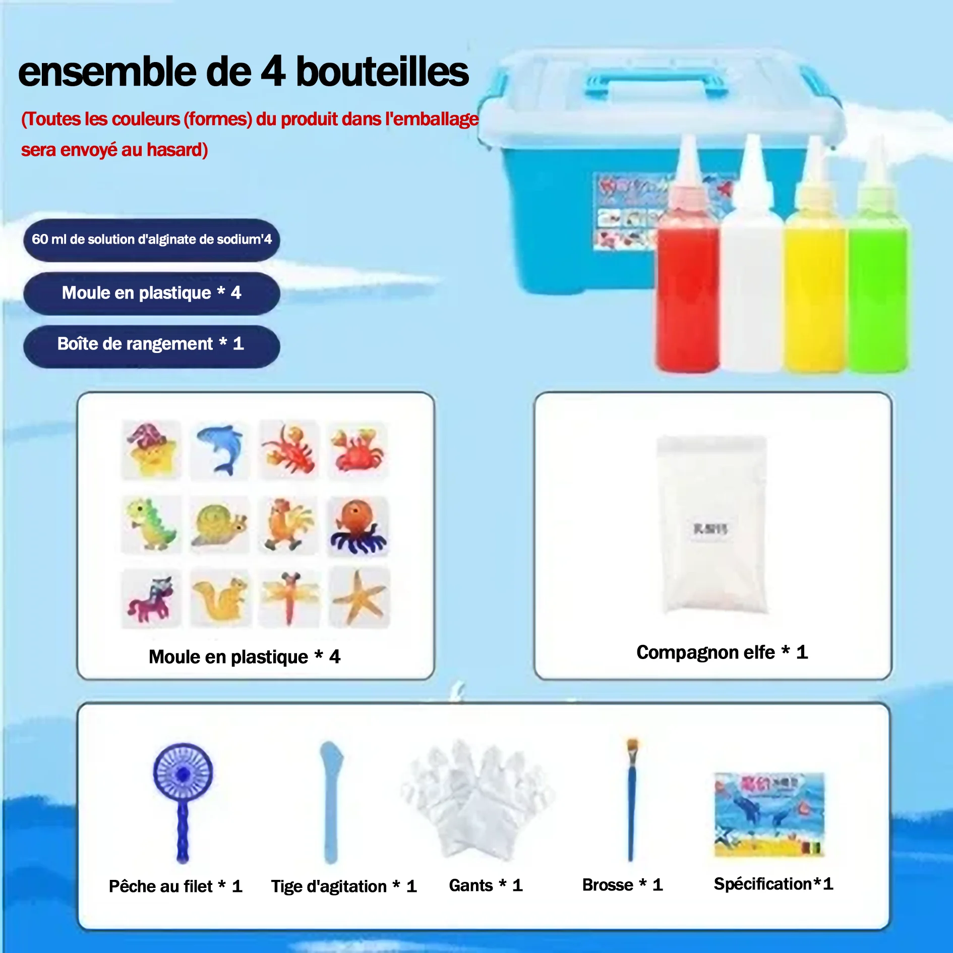 🔥Vente chaude de Noël 49% de réduction🤗Jouets liquides pour enfants⭐Elfes d'eau magiques faits à la main