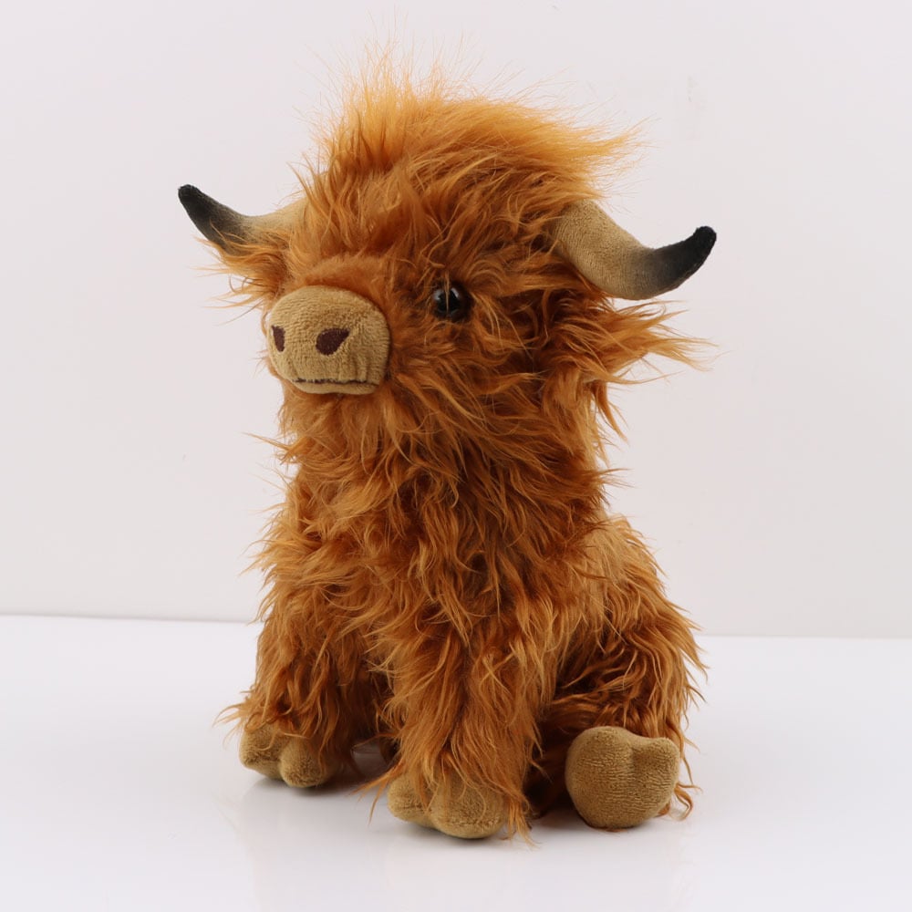 (🎁2023-Christmas Hot Sale🎁)🐂Eco-Friendly Scottish Highland Cow Soft Plush Toy