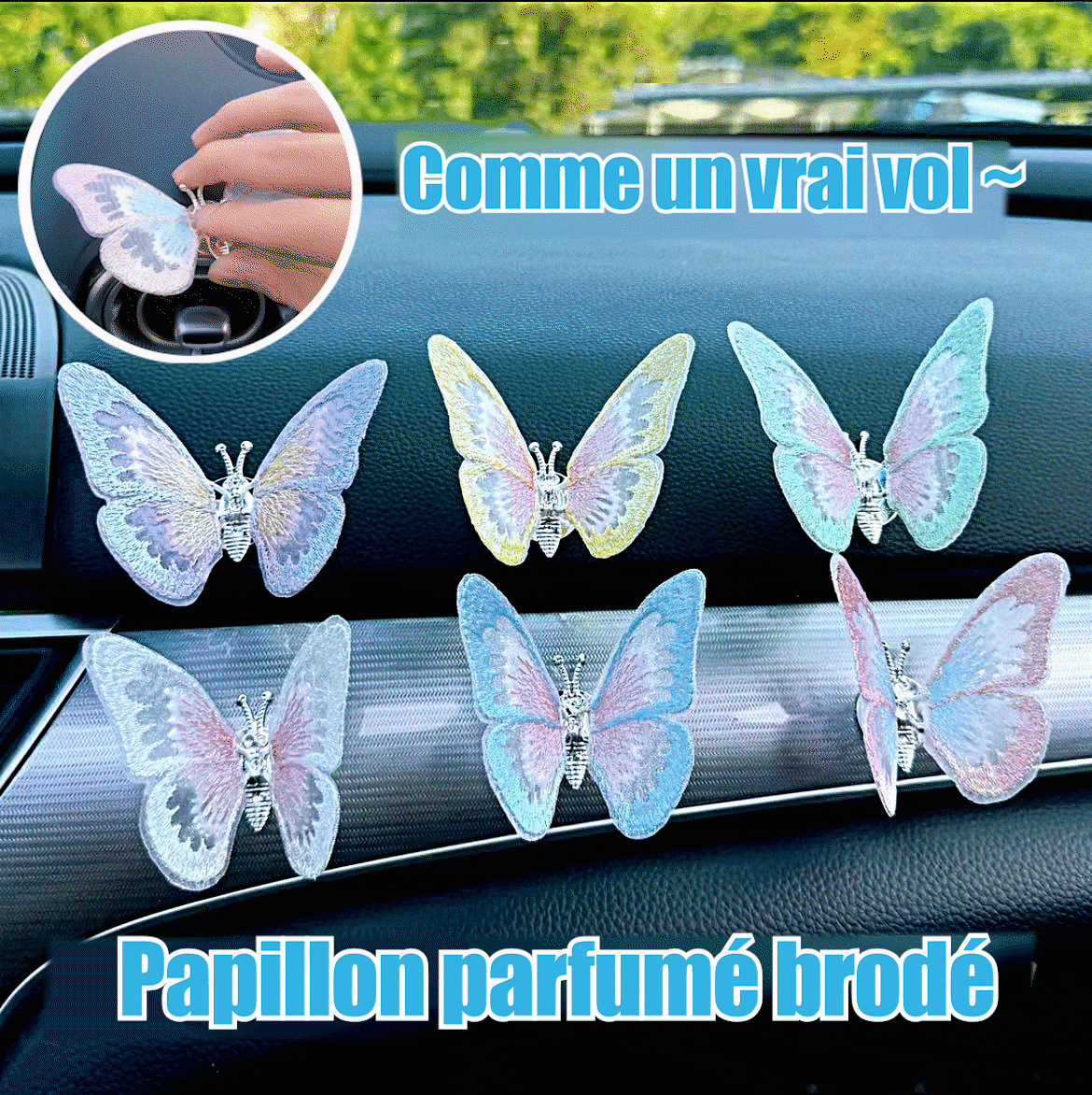 🌷Vente de printemps🔥Achetez 2 obtenez 1 cadeaux gratuits🌈Décoration Papillon Brodée🦋