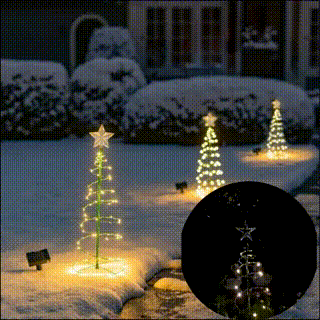 🔥Schwarzer Freitag Verkauf 49% Rabatt🎄 Solar-LED-Weihnachtsbaum-Dekorations-Lichterketten