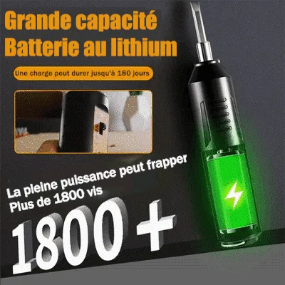 😍49% de réduction👍Meilleur assistant⚒️ Jeu de tournevis électriques portables pour un usage domestique