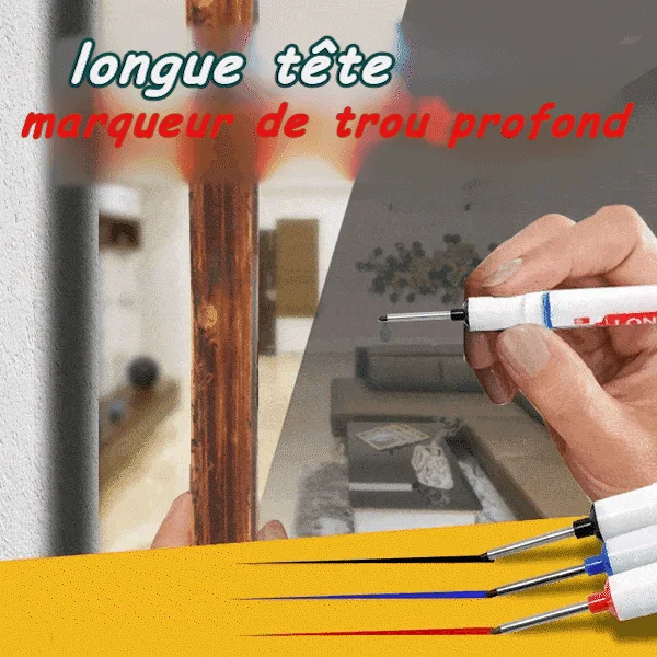 🔥49% de réduction🧰Marqueur de trou profond à tête longue (3 pièces/ensemble) 