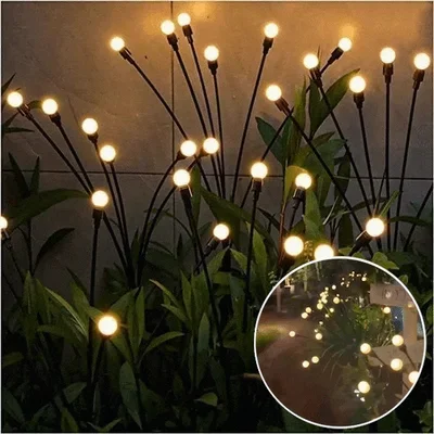 🌸Letzter Tag 49% Rabatt 💡IP65 Wasserdichte Solar Garten Glühwürmchen Lichter
