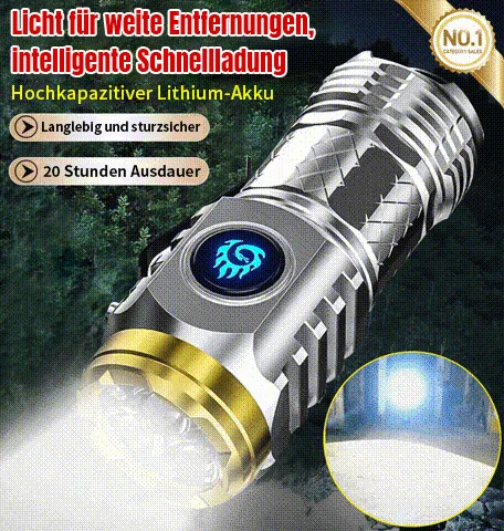 🏆GRÖSSTER SALE 49 % RABATT -🔦Deutsche dreiäugige Monster-Mini-Super-Power-Taschenlampe