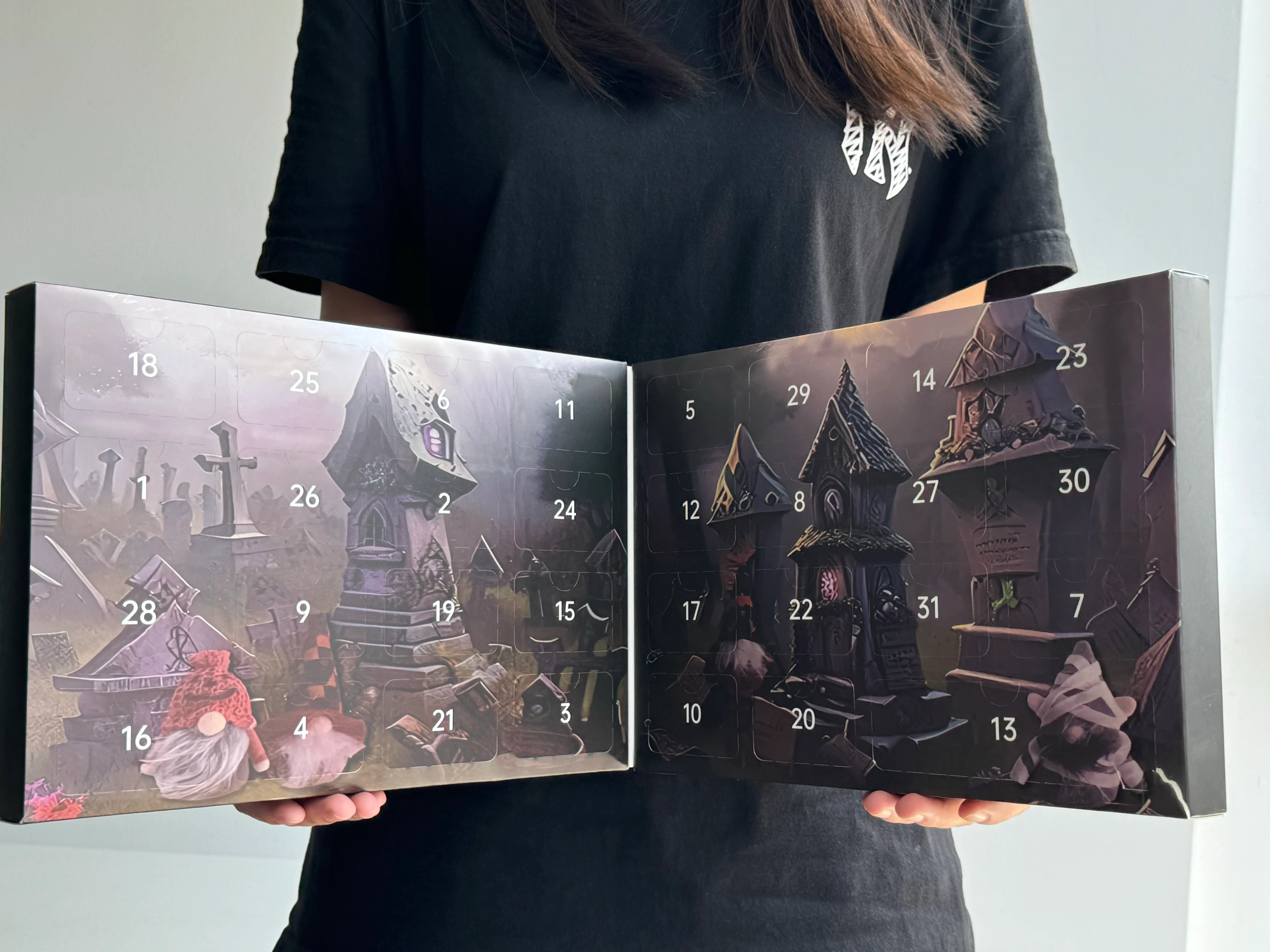 2024 Halloween Countdown Advent Calendar Gnome Blind Box(Save 49% on the first week of pre-sale)