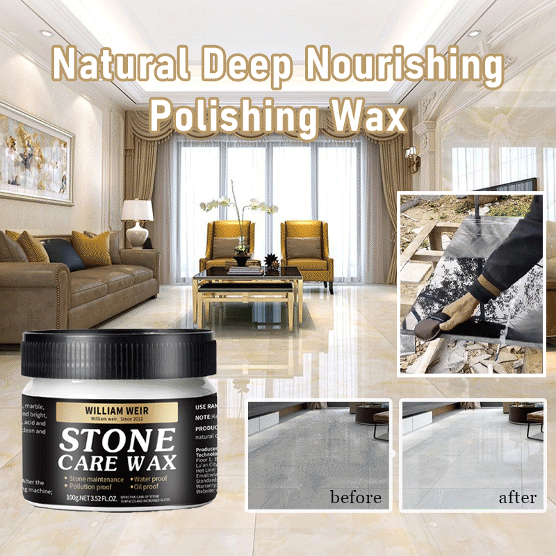 🔥2024 SALE - Manual Natural Polishing Care Wax for Stone Furnitures & Tiles