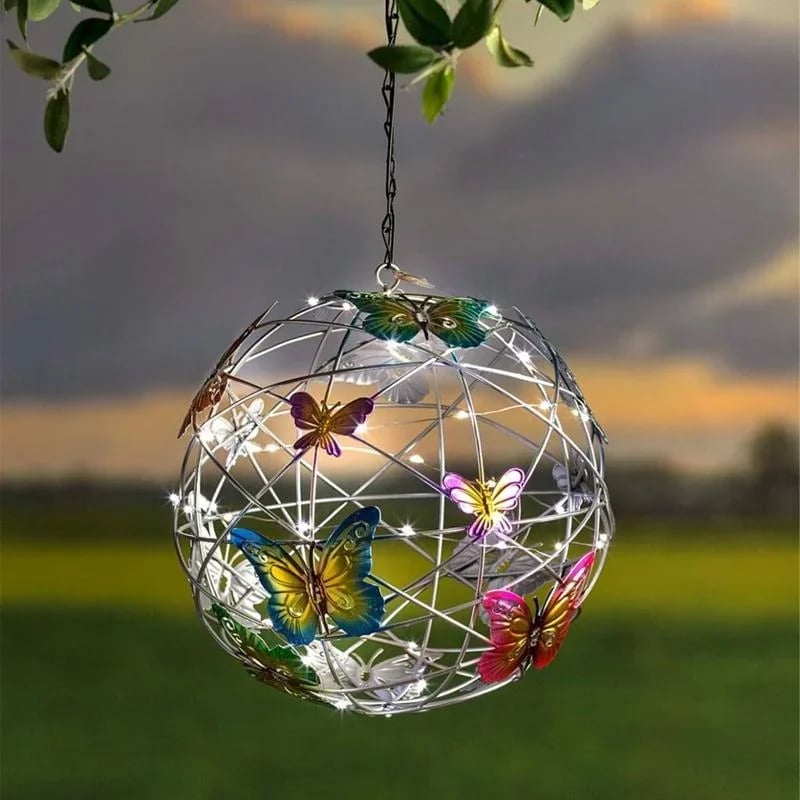 🔥Mother's Day Promotion 50% OFF-✨Hanging Butterflies with Solar LED Light Ornament