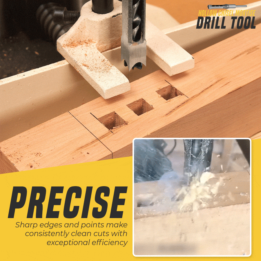 🔥Last Day Promotion - 49% OFF🎁Hollow Chisel Mortise Drill Tool & BUY 4 GET EXTRA 20% OFF