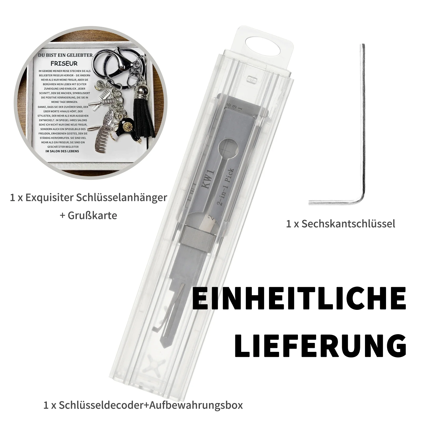 🔥Diese Woche Sonderverkauf - 49 % RABATT🔥Schlüsseldecoder aus Edelstahl(Kostenloser Versand)
